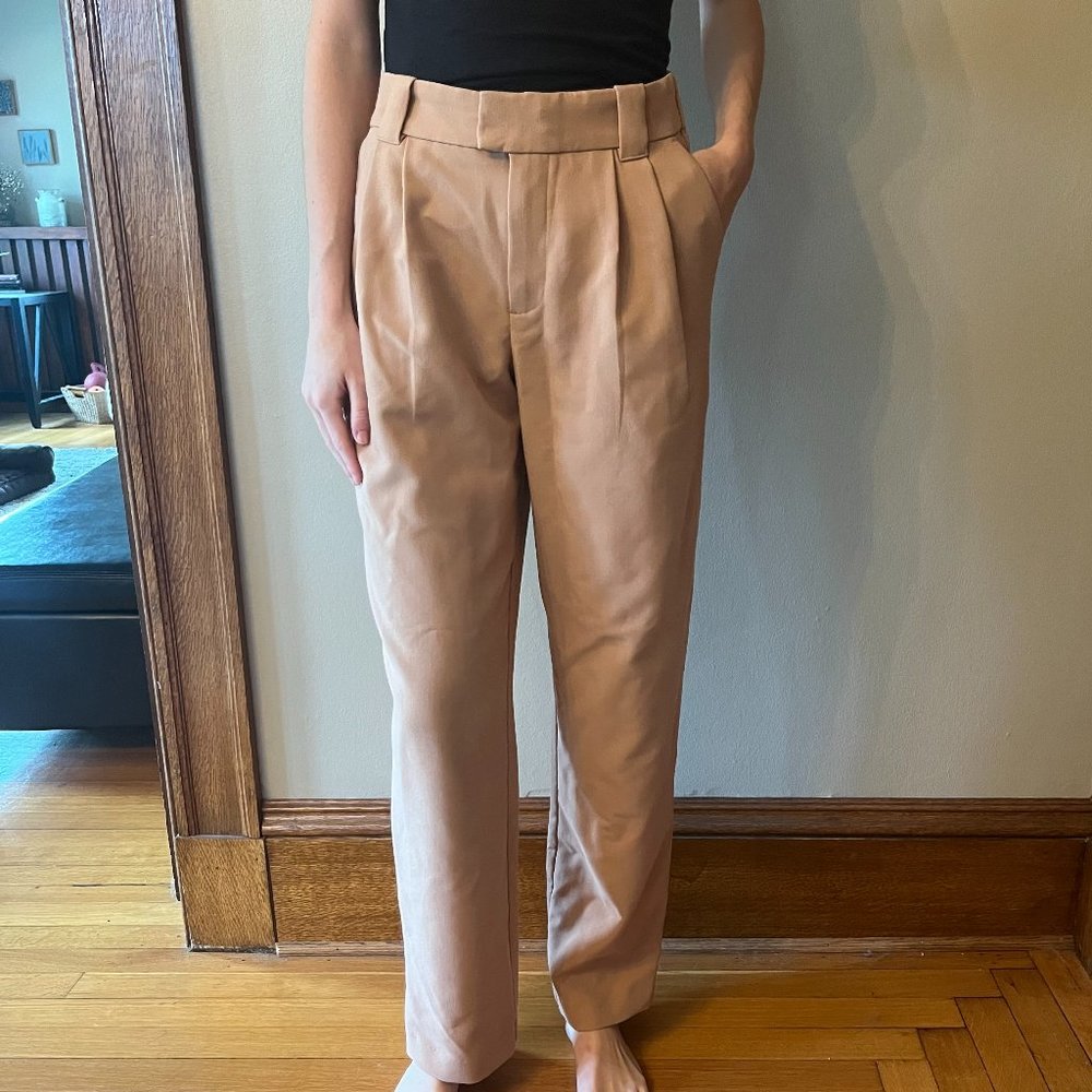 Abercrombie & Fitch Wide Leg Tailored Work Pant